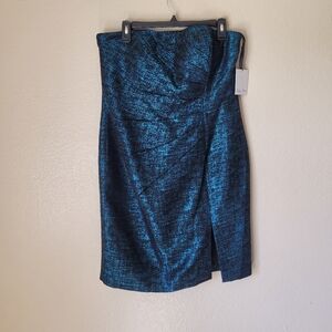 NWT Calvin Klein Strapless Cocktail Party Dress Size 12